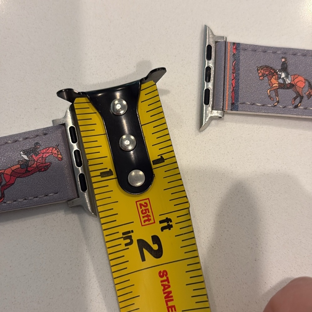 C4 Apple watch leather band equestrian 42/44 mm - Picture 4 of 6